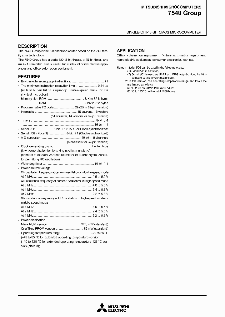 M37540M4-XXXFP_5083273.PDF Datasheet