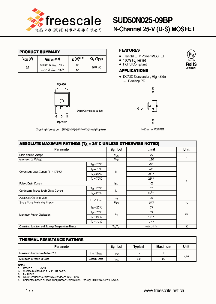 SUD50N025-09BP_5084580.PDF Datasheet