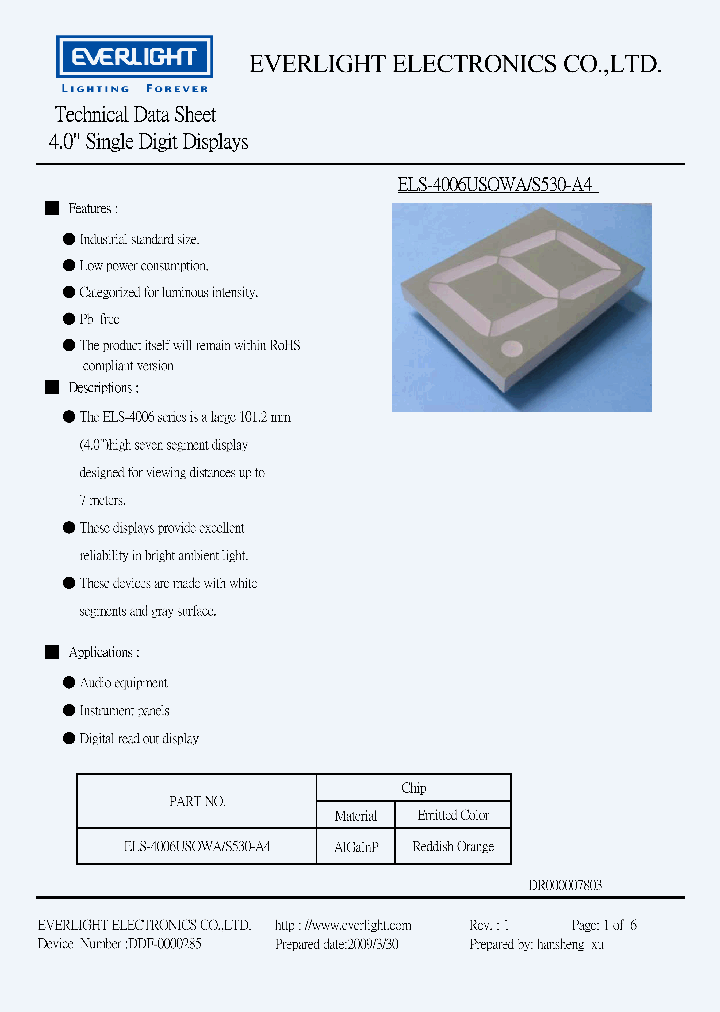 ELS-4006USOWA-S530-A4_5084652.PDF Datasheet