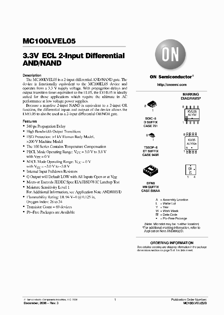 MC100LVEL05MNR4_5089050.PDF Datasheet