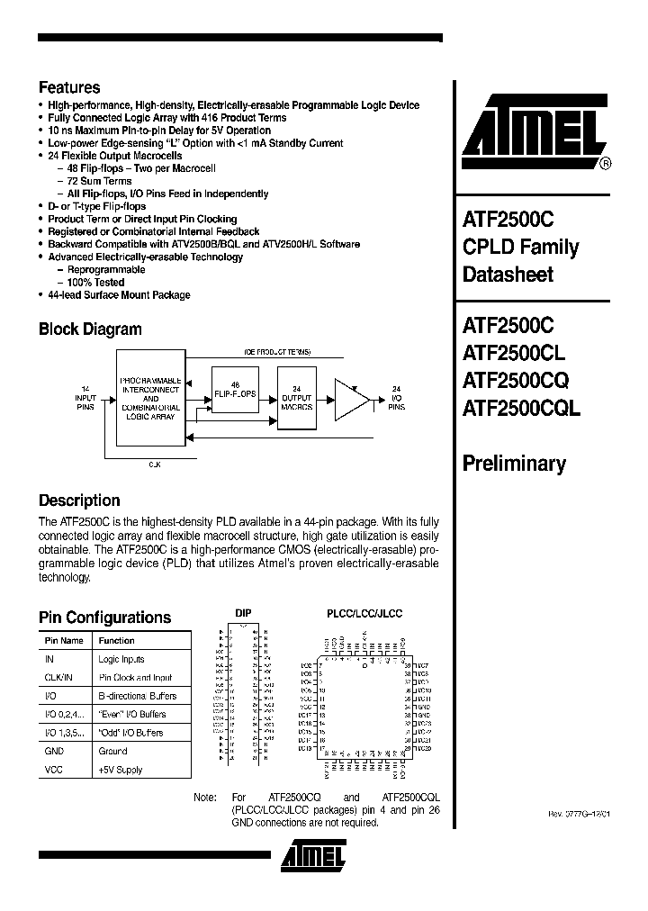 ATF2500C-10JC_5089591.PDF Datasheet