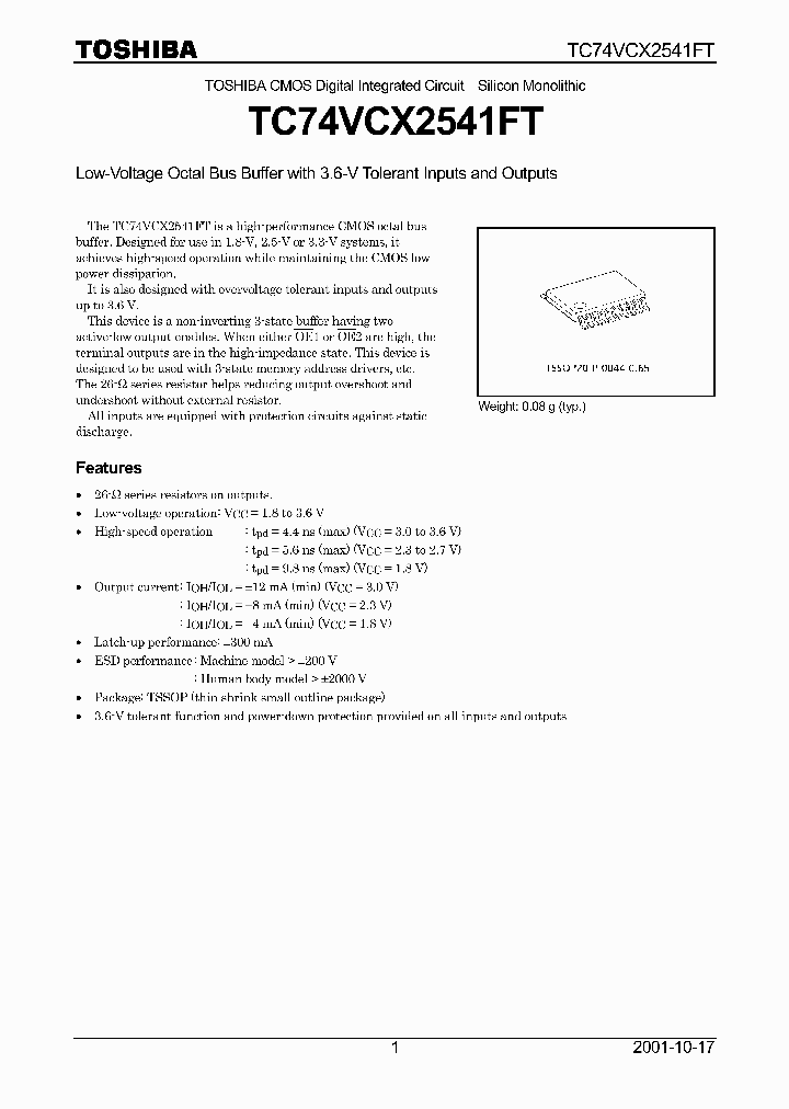 TC74VCX2541FT_5089275.PDF Datasheet