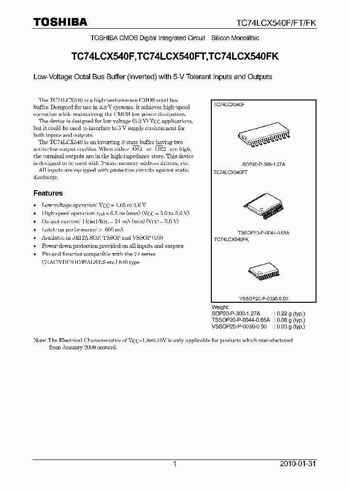 TC74LCX540FK10_5091341.PDF Datasheet