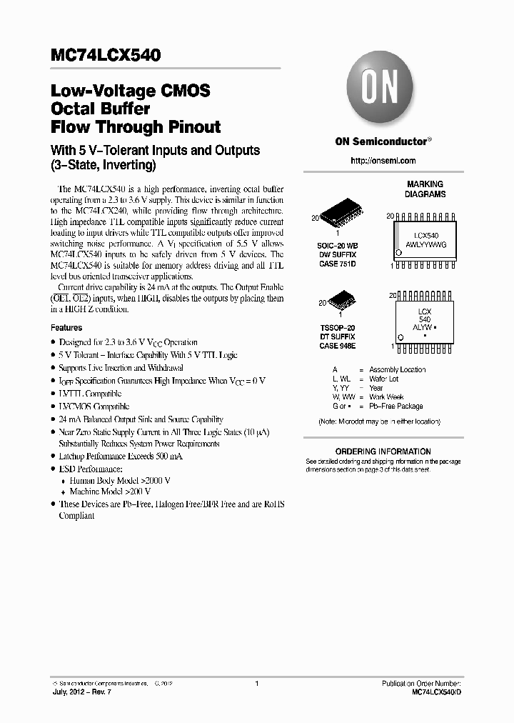 MC74LCX540DTR2G_5091333.PDF Datasheet