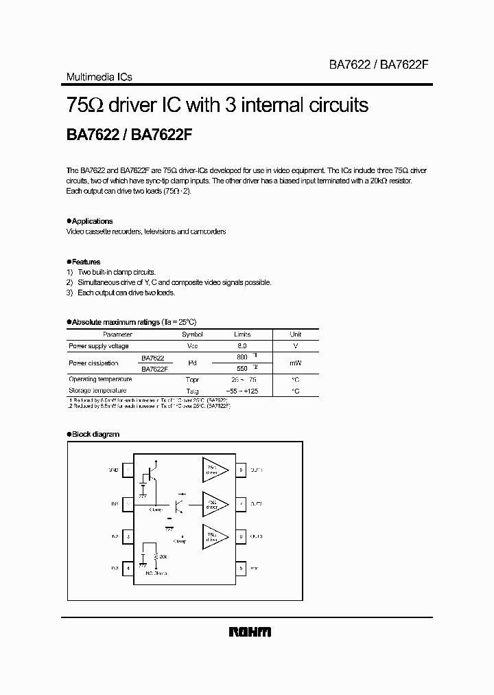 BA7622_5091403.PDF Datasheet