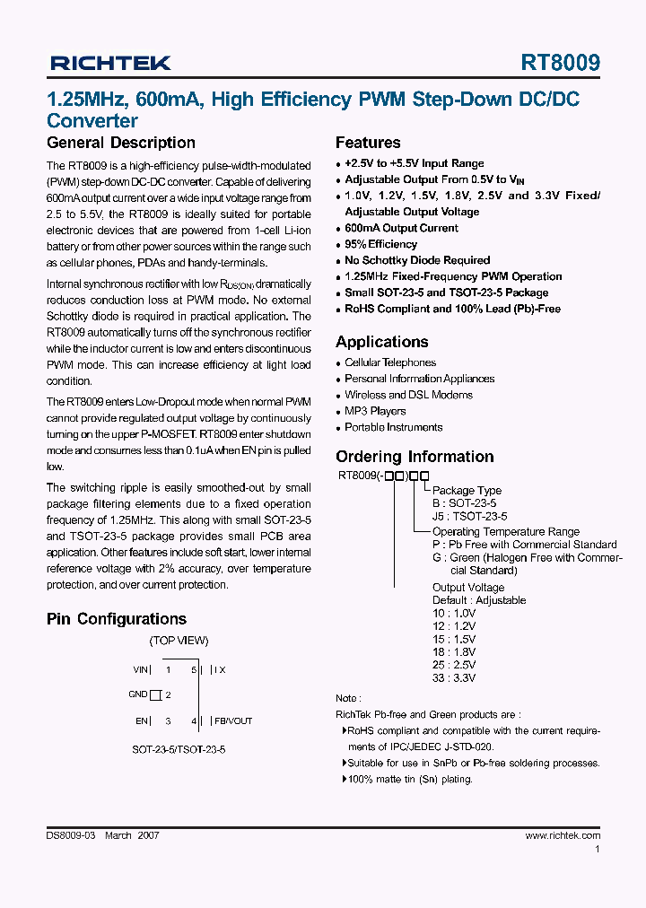 RT8009-15GB_5093820.PDF Datasheet