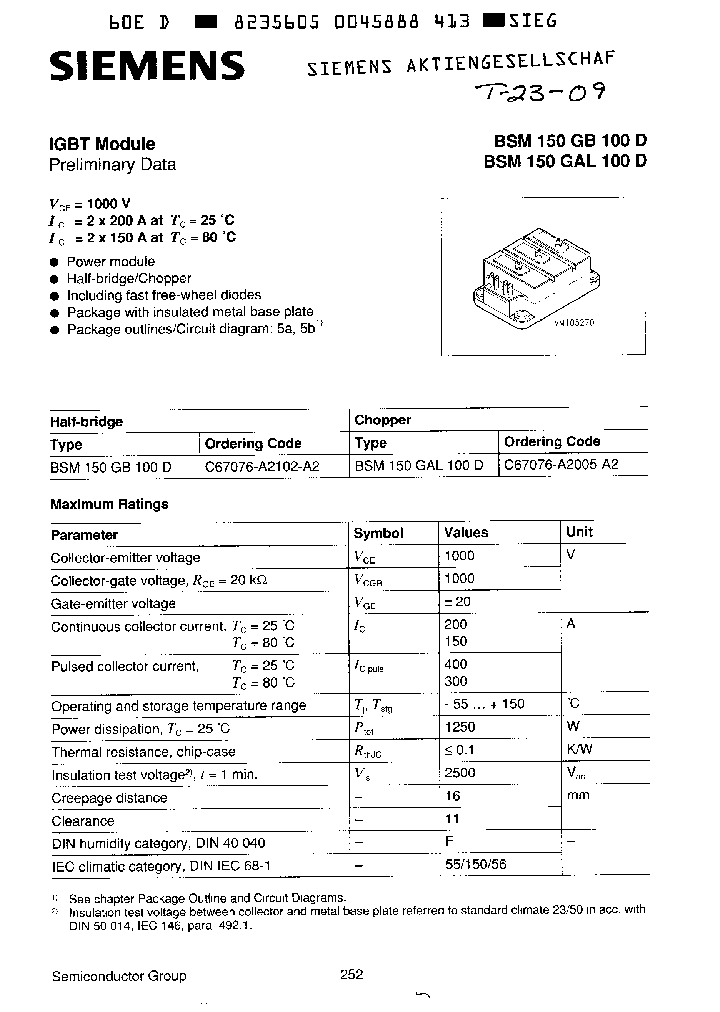 BSM150GAL100D_5095119.PDF Datasheet
