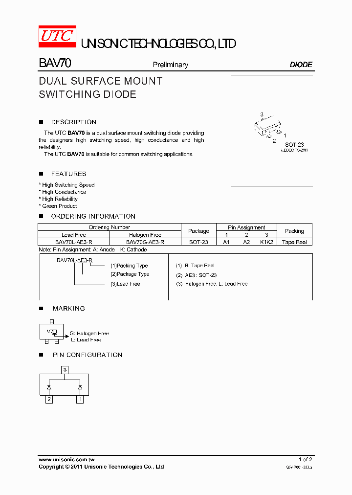 BAV70L-AE3-R_5101459.PDF Datasheet