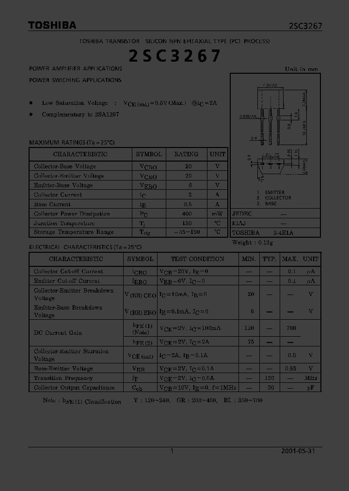 2SC3267BL_5104831.PDF Datasheet