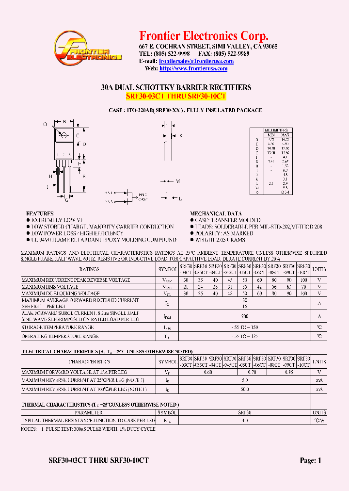 SRF30-035CT_5110422.PDF Datasheet