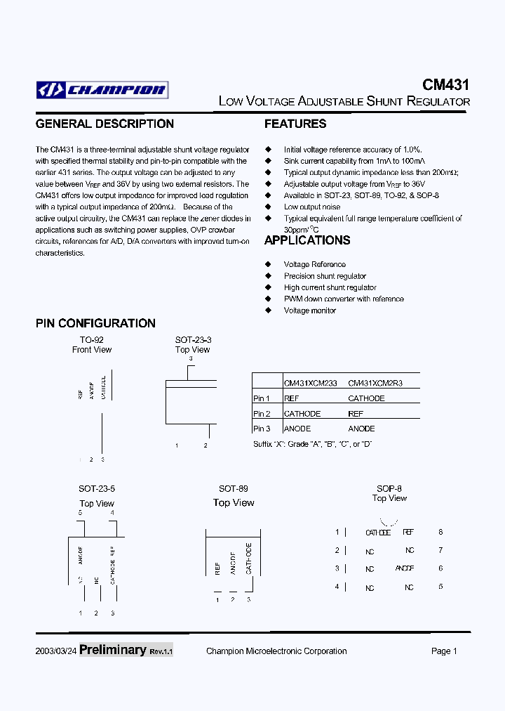 CM431ACM233_5110764.PDF Datasheet