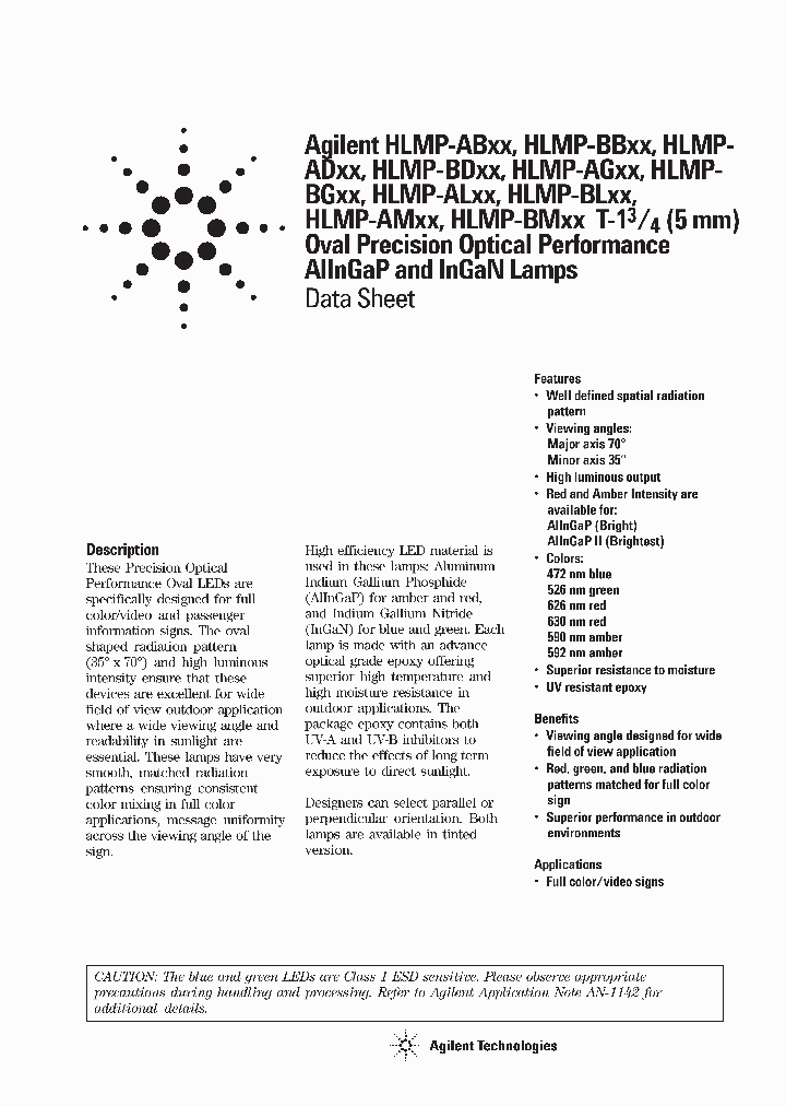 HLMP-BL11-R0R00_5111628.PDF Datasheet
