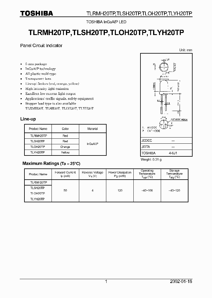 TLSH20TP_5112655.PDF Datasheet
