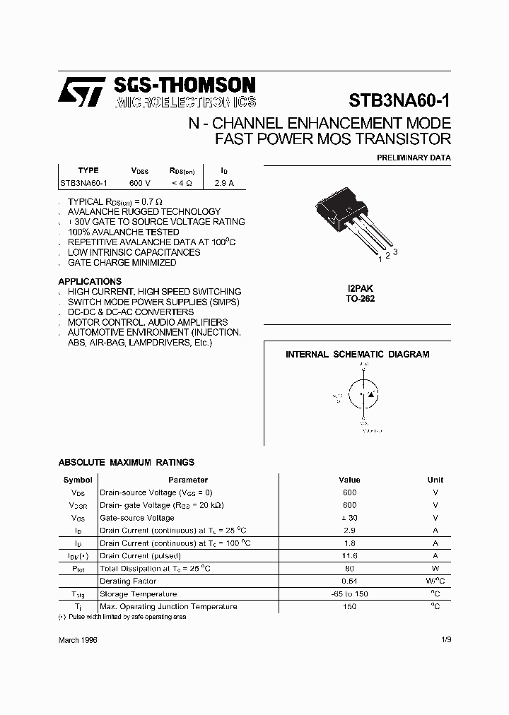 STB3N60-1_5116249.PDF Datasheet