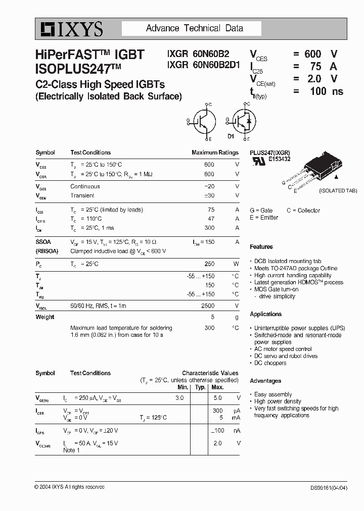 IXGR60N60B2_5118734.PDF Datasheet