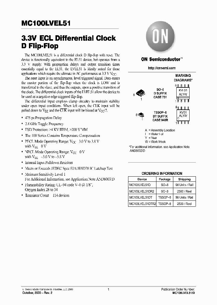 MC100LVEL51-D_5123813.PDF Datasheet