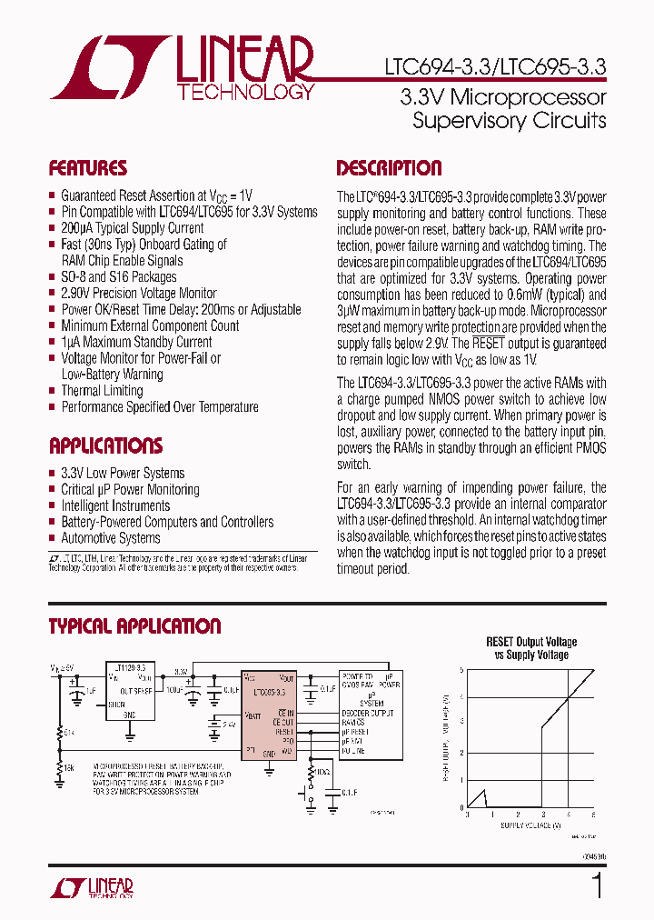 LTC694IS8-33TR_5125646.PDF Datasheet