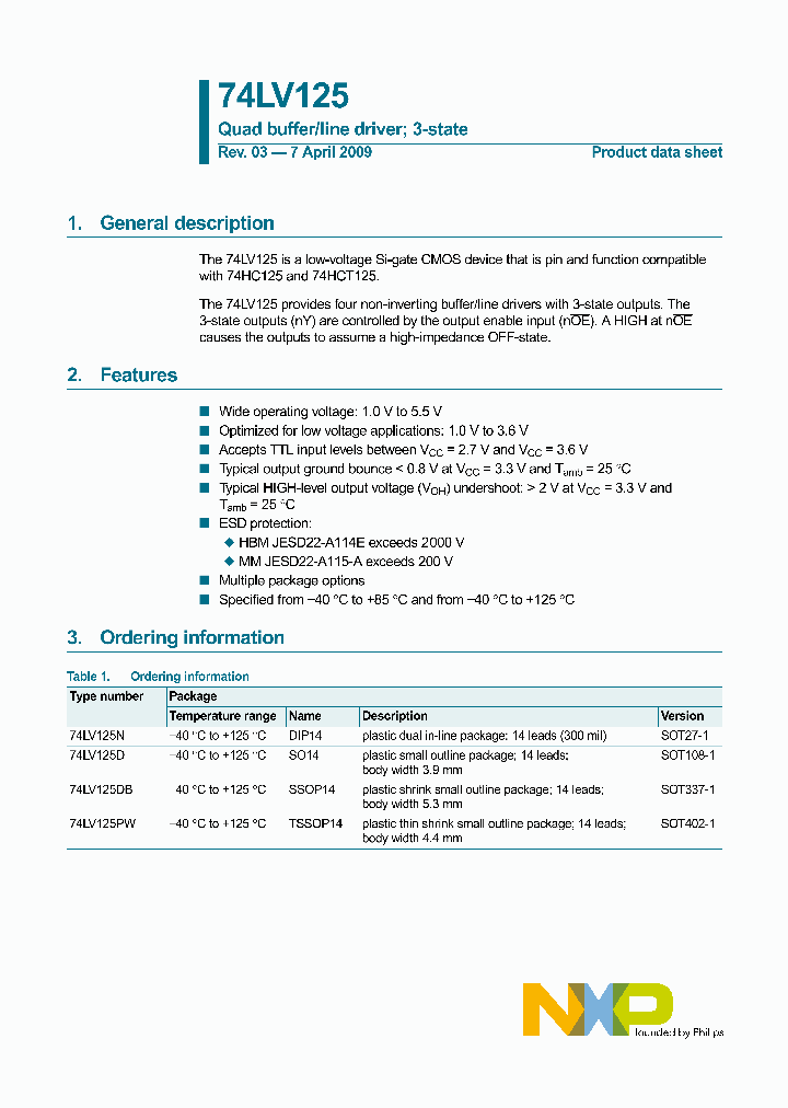 74LV125DB_5127577.PDF Datasheet