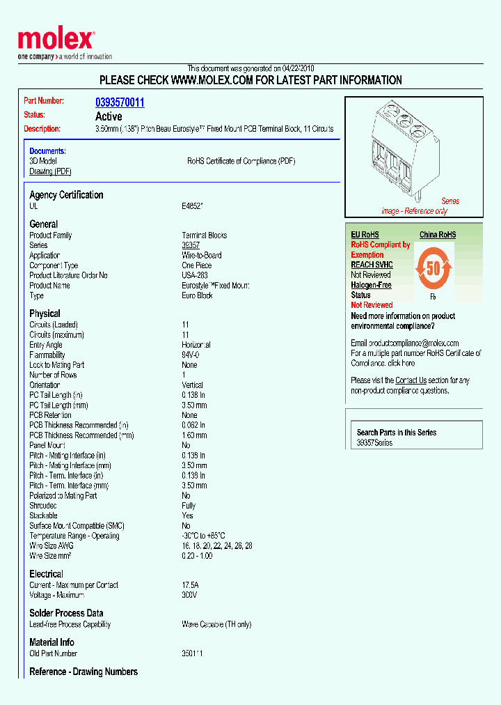 39357-0011_5131290.PDF Datasheet