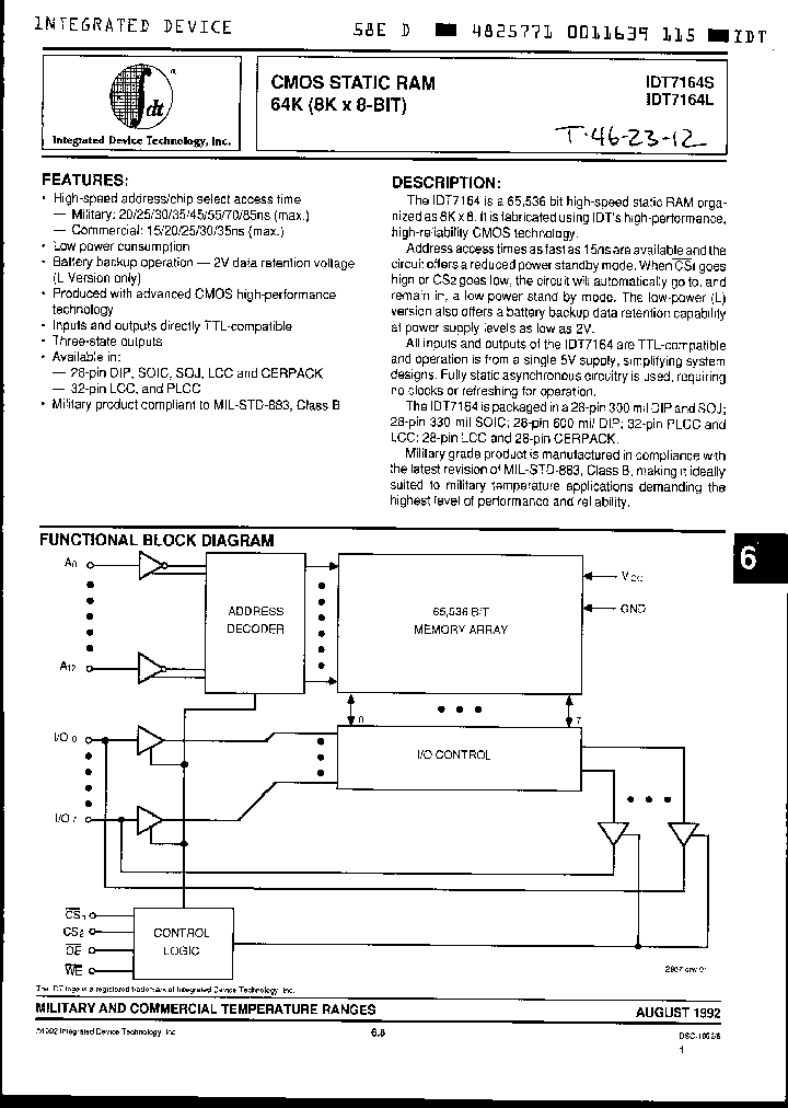 IDT7164L30L28_5132142.PDF Datasheet