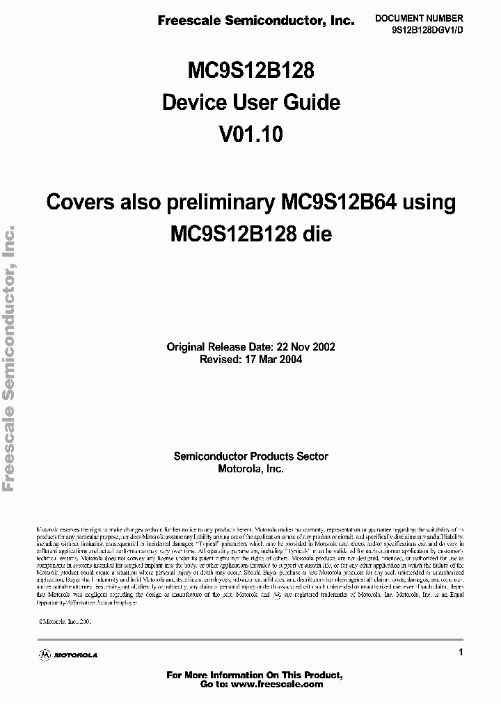 9S12B128DGV1_5134109.PDF Datasheet