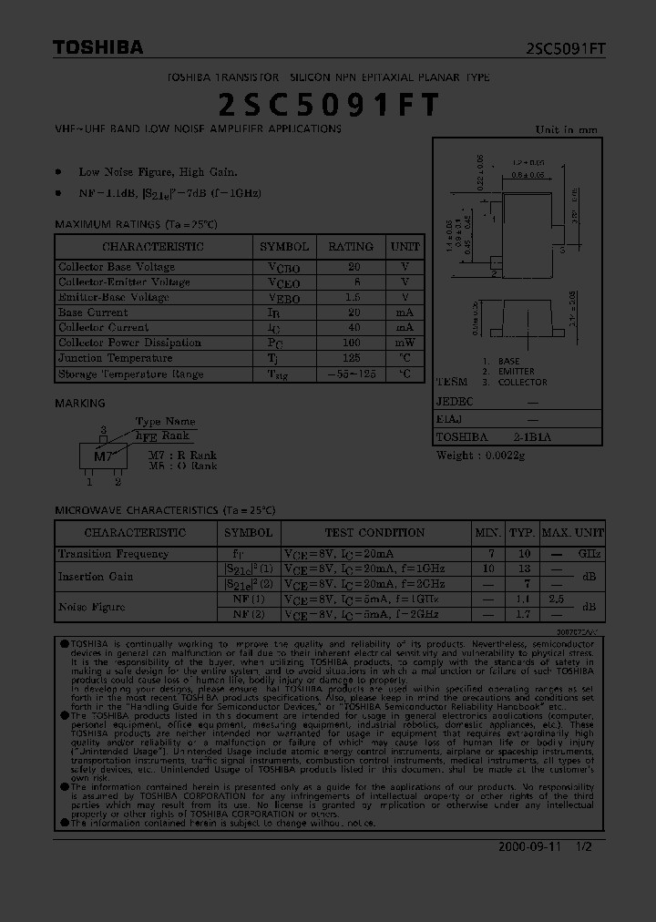2SC5091FT_5136261.PDF Datasheet