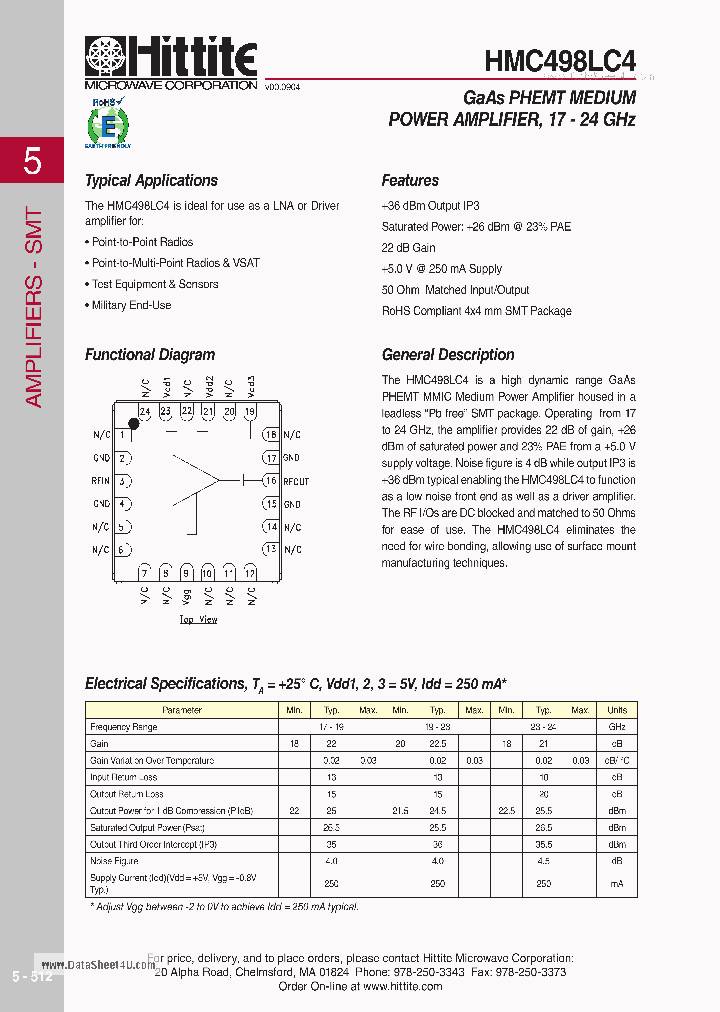 HMC498LC4_5136863.PDF Datasheet