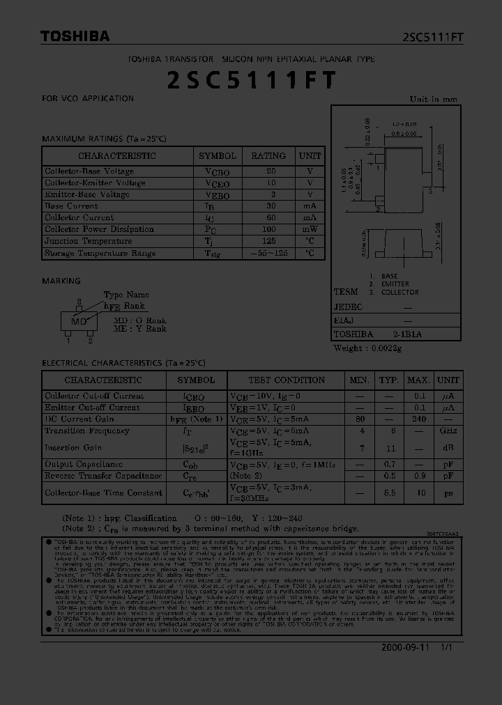 2SC5111FT_5136262.PDF Datasheet