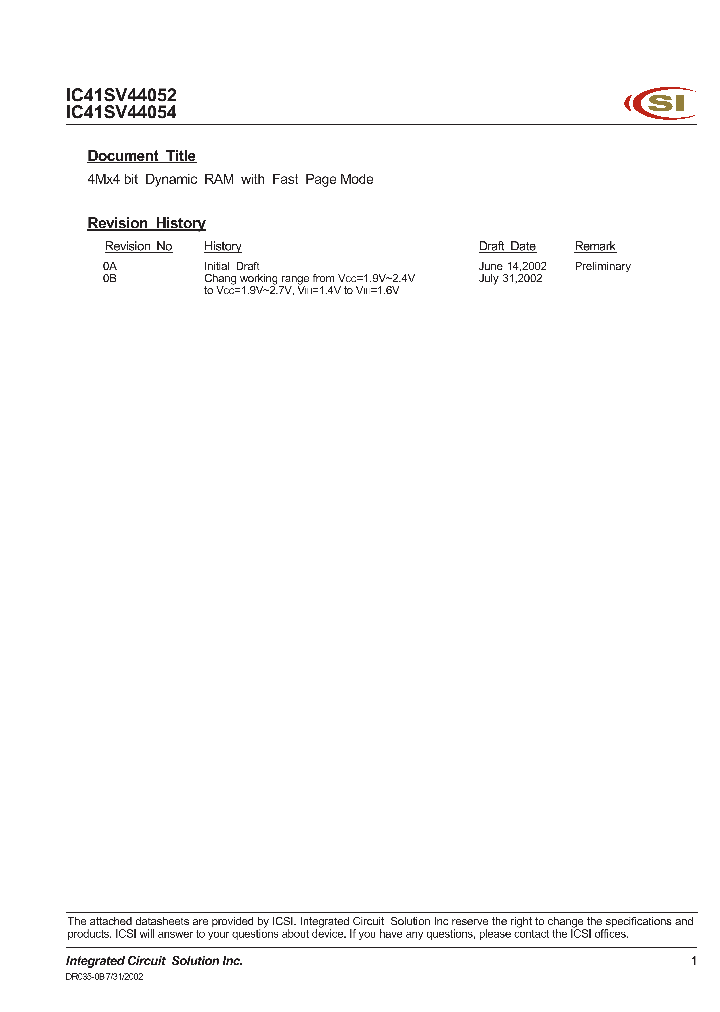 IC41SV44054-100T_5135422.PDF Datasheet