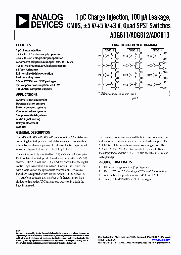 ADG612YRUZ-REEL7_5135091.PDF Datasheet