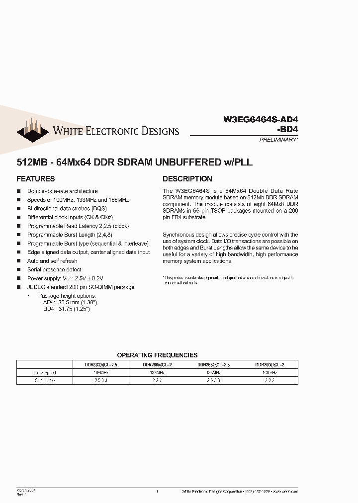 W3EG6464S-BD4_5136314.PDF Datasheet