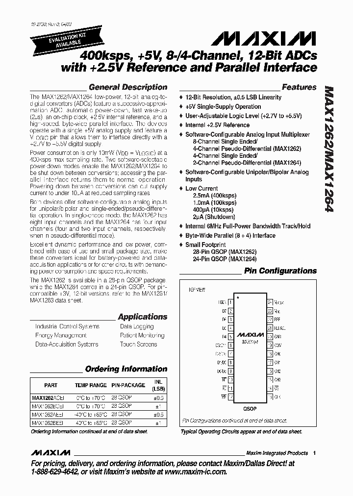 MAX1264BEEG-T_5135894.PDF Datasheet