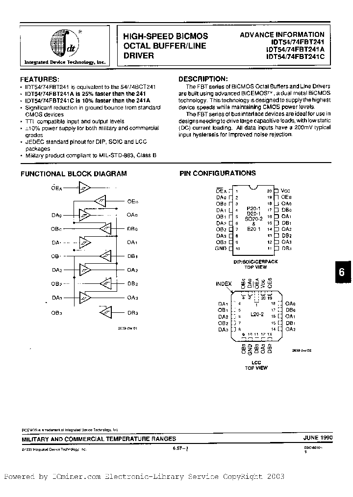 IDT74FBT241SO_5139950.PDF Datasheet
