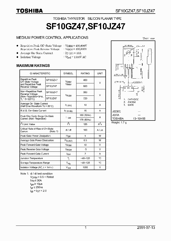 SF10JZ47_5142177.PDF Datasheet