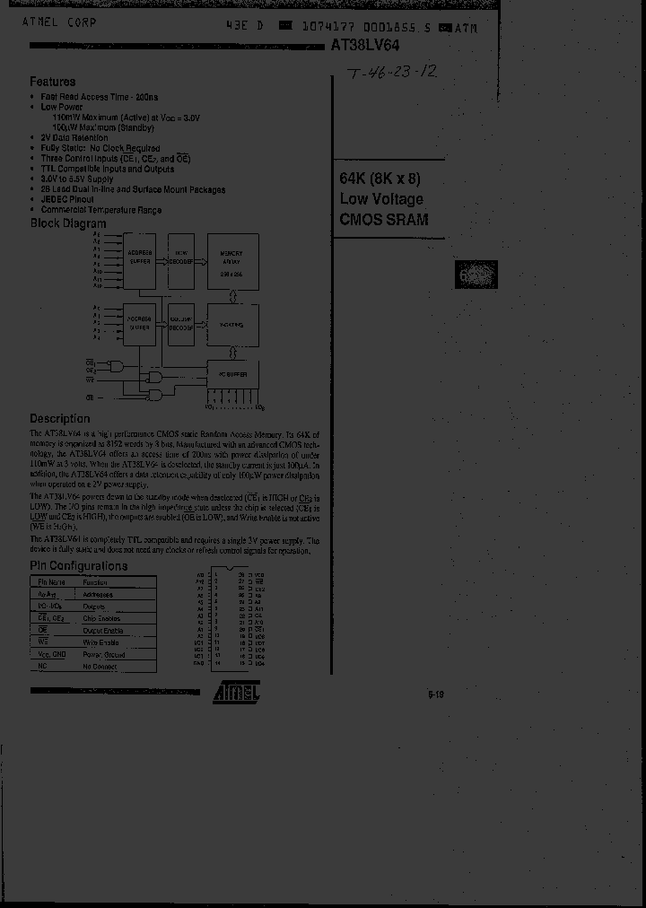 AT38LV64L-20PC_5141854.PDF Datasheet