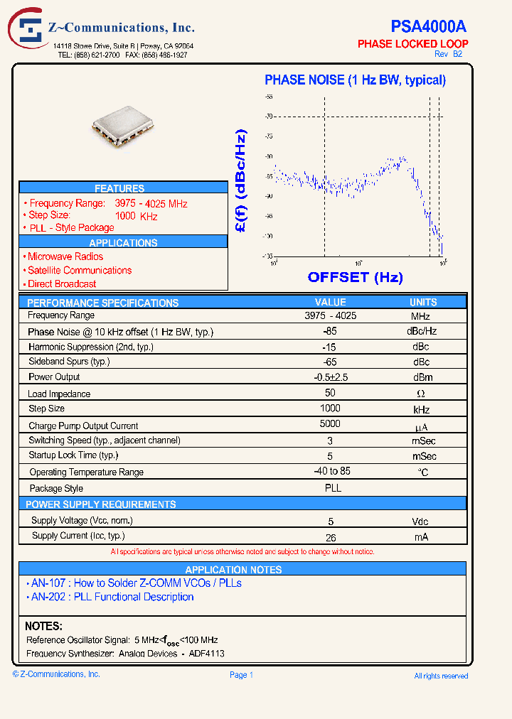 PSA4000A10_5143141.PDF Datasheet