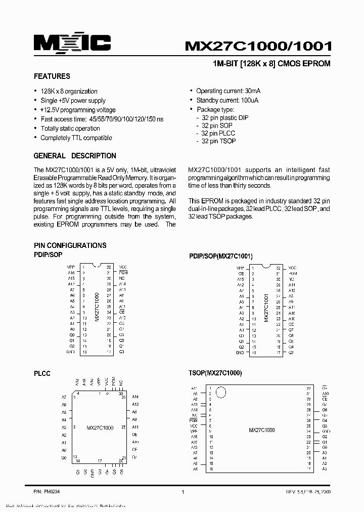 MX27C1001PC-15_5144099.PDF Datasheet
