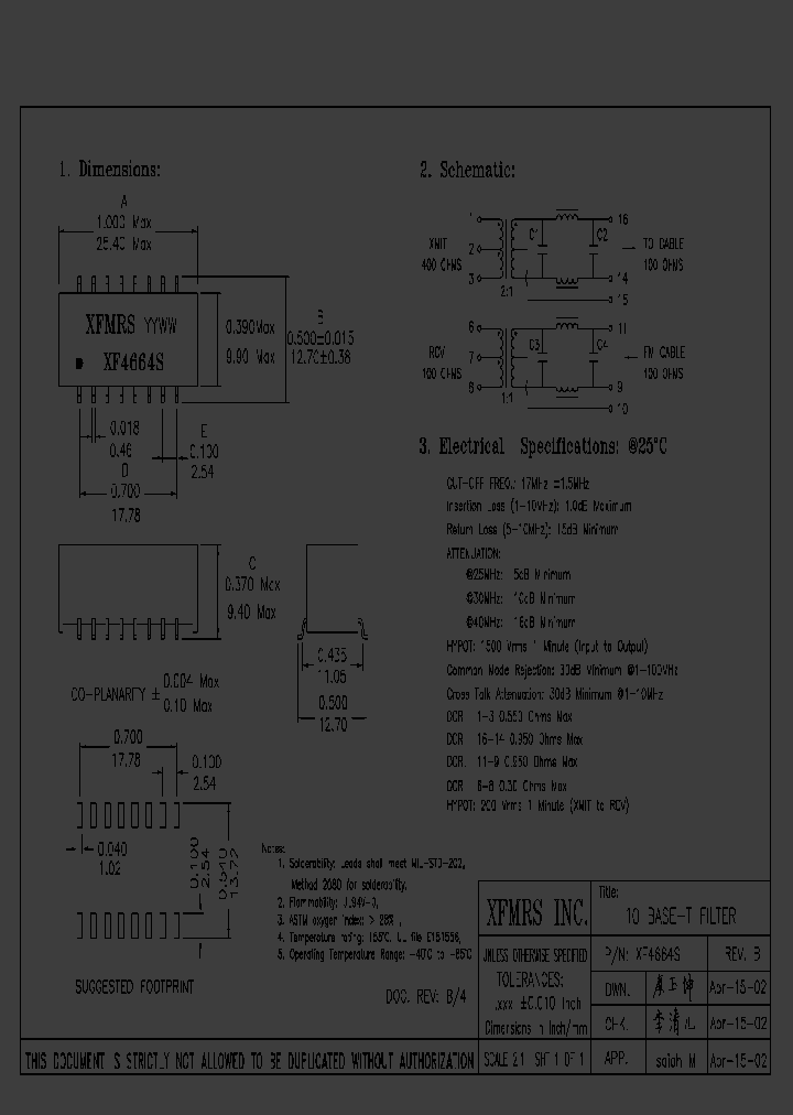 XF4664S_5150562.PDF Datasheet