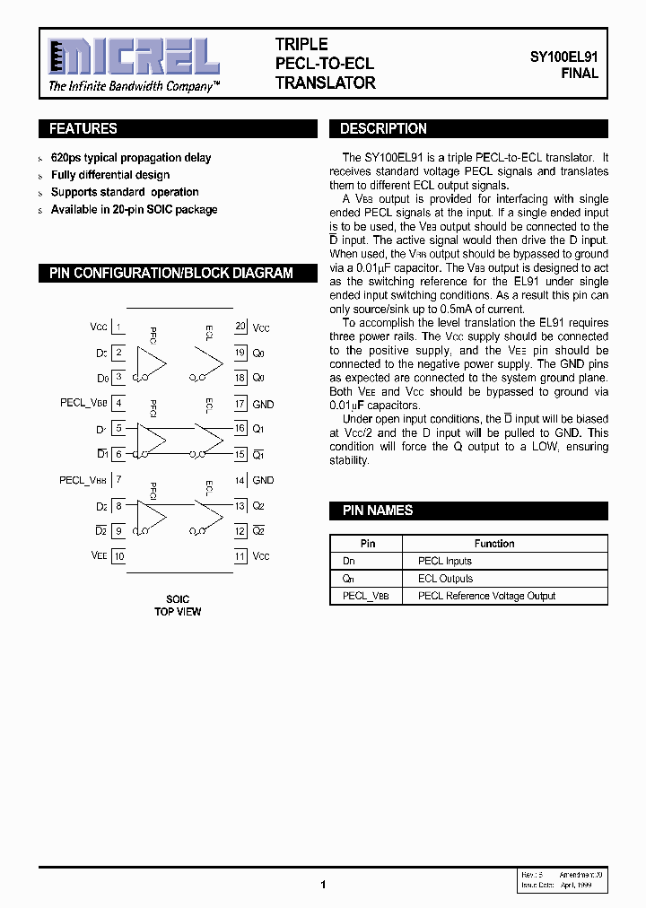 SY100EL91_5151430.PDF Datasheet