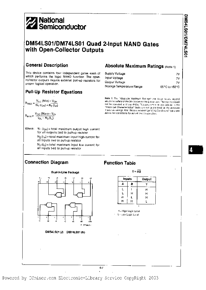 DM74LS01N_5152229.PDF Datasheet