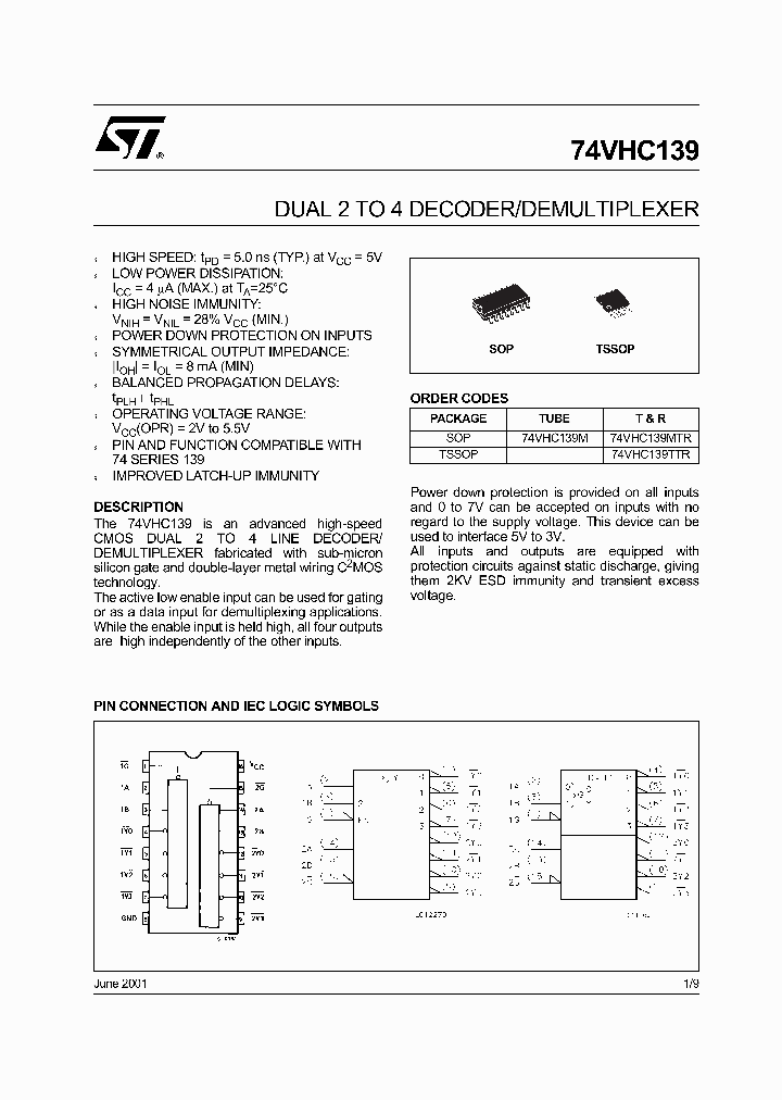 74VHC139MTR_5154924.PDF Datasheet