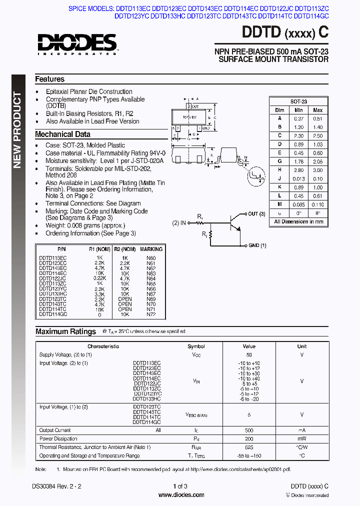 DDTD114EC_5155414.PDF Datasheet