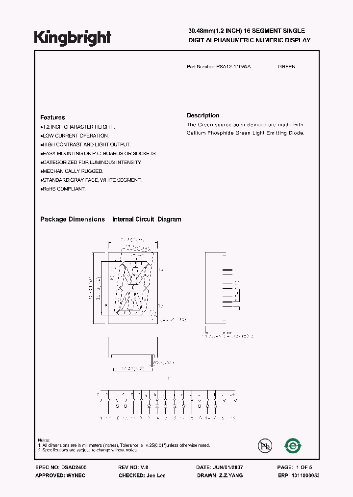 PSA12-11GWA_5155074.PDF Datasheet
