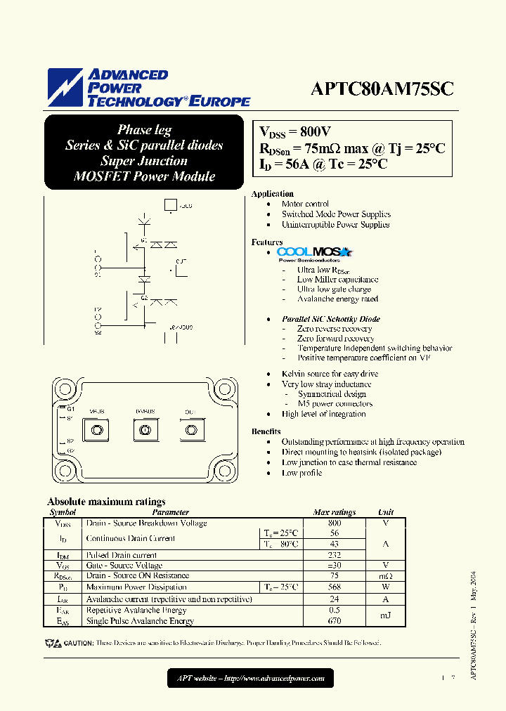 APTC80AM75SC_5157704.PDF Datasheet