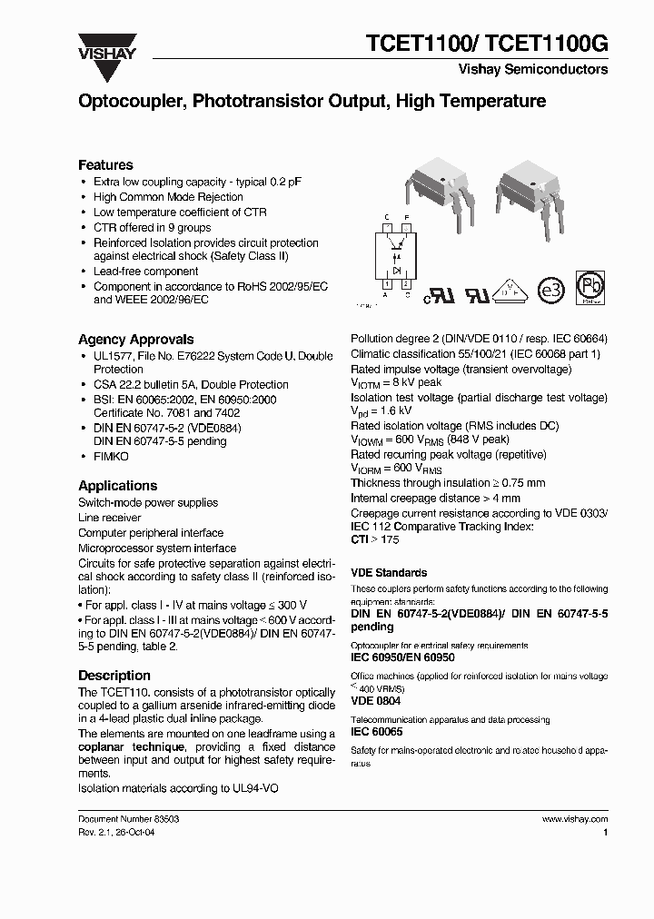 TCET1102G_5156690.PDF Datasheet