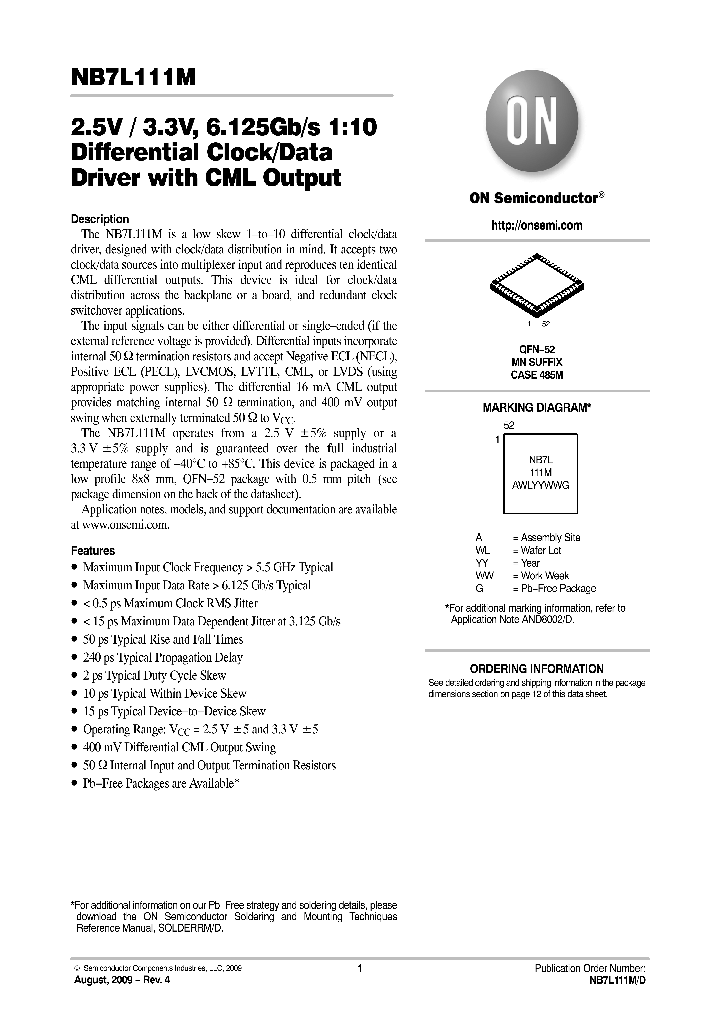 NB7L111MMN_5157285.PDF Datasheet