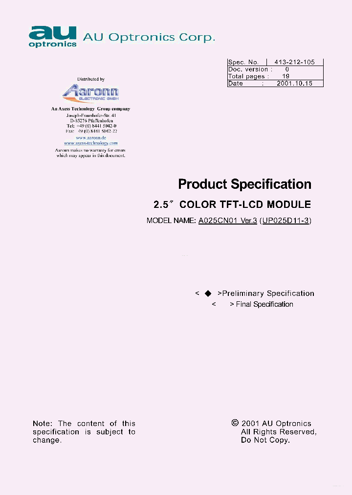 A025CN01-V3_5159357.PDF Datasheet