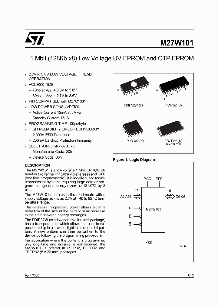 M27W101_5158681.PDF Datasheet