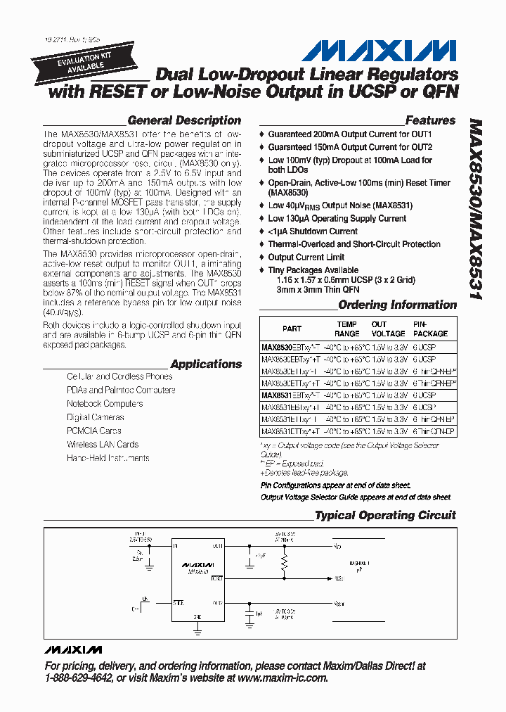 MAX8530EBTKG_5159723.PDF Datasheet