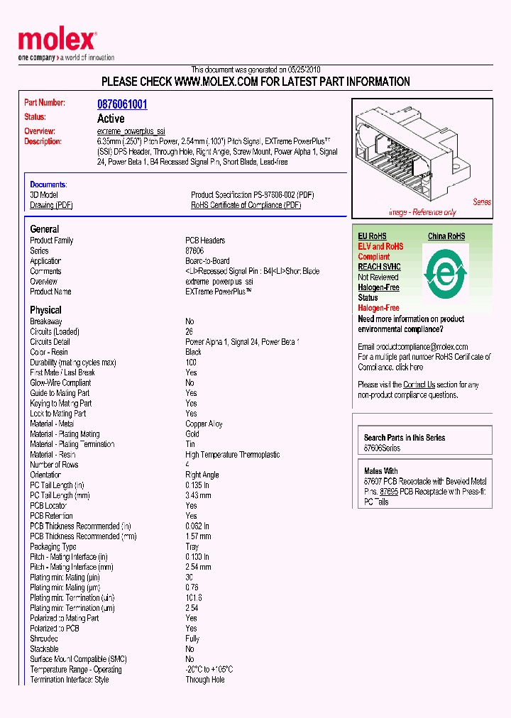 87606-1001_5160850.PDF Datasheet